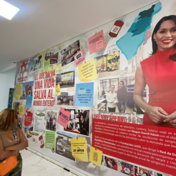 El Pabellón del Estado de Israel, país invitado este año a la XXV Feria Internacional del Libro Santo Domingo 2023.